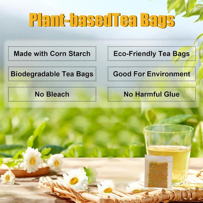 Turmeric Ginger Cinnamon Tea – 120 Bags | 100% Natural Herbal Blend for Wellness & Digestio..